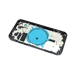 Задняя крышка (корпус) в сборе с рамкой для Apple iPhone 12 черный, фото2