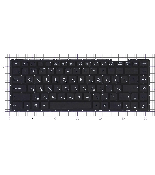 Клавиатура для ноутбука Asus P453 PU403 черная