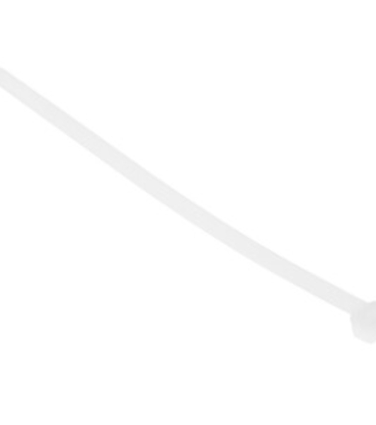Стяжки Cablexpert NYT-200x7.6 пластиковые 200 мм х 7.6 мм, белые (100 шт.)