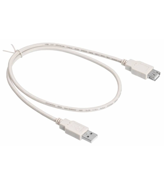 Кабель-удлинитель USB2.0 Buro USB A (m)/USB A (f) 0.75м