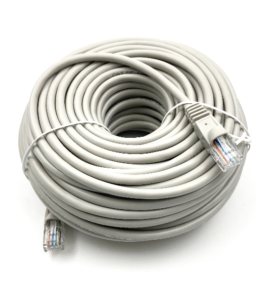 Патч-корд Buro UTP cat.5e 25м серый RJ-45 (m)-RJ-45 (m)