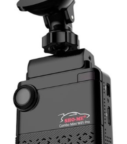 Видеорегистратор Sho-Me Combo MINI WIFI Pro, 2304x1296, 2.31', GPS/ГЛОНАСС, Wi-Fi, G-сенсор, датчик движения, GPS-информатор