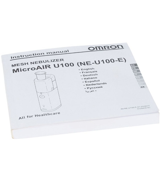 Ингалятор Omron U100 NE-U100-E ультразвуковой стационарный белый/серый