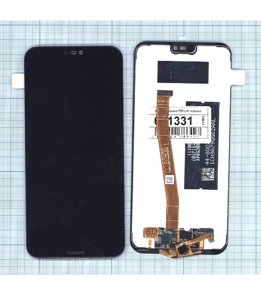 Дисплей для Huawei P20 Lite черный (COF)