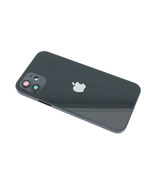 Задняя крышка (корпус) в сборе с рамкой для Apple iPhone 12 черный
