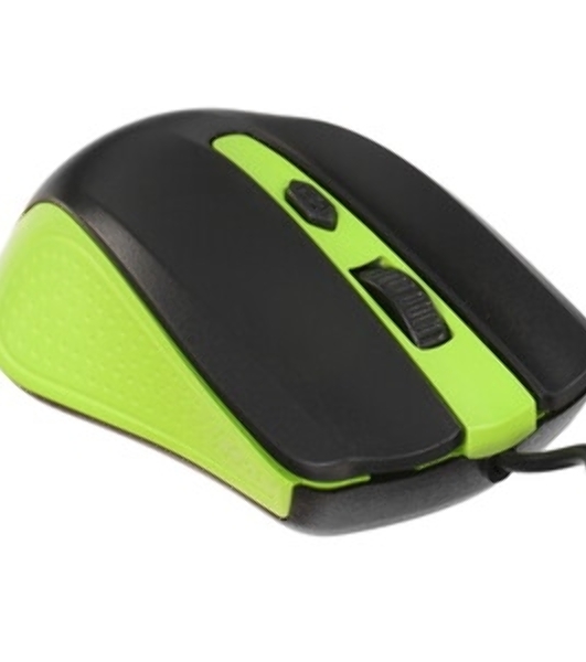 Мышь проводная Smartbuy ONE 352 зелено-черная SBM-352-GK