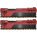 Оперативная память Patriot Viper Elite II, DDR4, 32GB (2x16 GB), 3200 MHz, CL18, DIMM, радиатор, красный, черный, фото16
