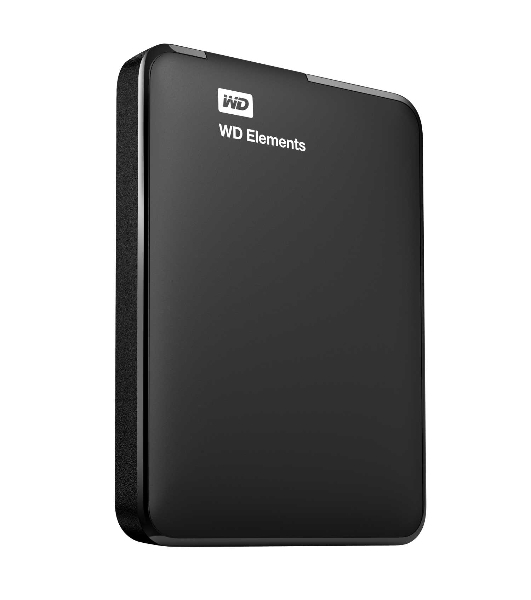Внешний HDD 2.5' Western Digital Elements Portable, 4TB, USB 3.2 Gen 1 Type-A, 5400 rpm, черный