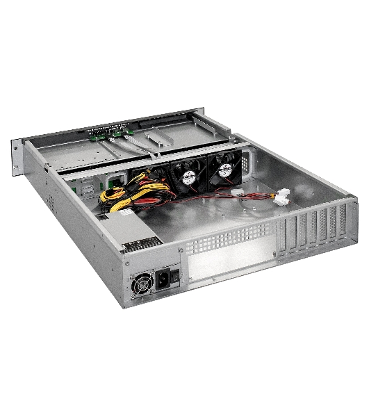 Серверный корпус ExeGate Pro EX293177RUS 2U550-HS08 RM 19', высота 2U, глубина 550, БП 1U-1000ADS, 8xHotSwap, USB