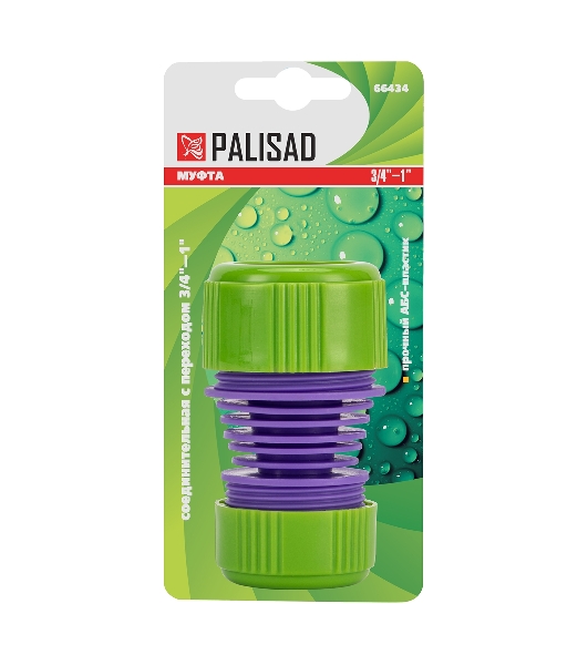 Муфта соединительная Palisad c переходом 3/4'-1', пластмассовая