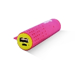 Внешняя аккумуляторная батарея Amperin AI-TUBE P 3100mAh (11Wh) розовая, фото 1