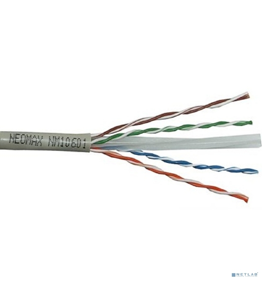 Кабель NEOMAX NM10601 Кабель UTP cat.6 4 пары (305 м) 0.57мм Taiwan