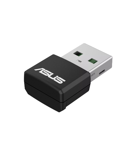Адаптер Wi-Fi ASUS USB-AX55 NANO 90IG06X0-MO0B00 WI-FI 802.11ax/ac/a/g/n, 400 + 867 Mbps USB 3.0 Adapter + 2 антенны