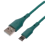 Кабель USB2.0 Cablexpert CC-USB2S-AMCM-1M-GN AM/Type-C, 3А, 18Вт, QC3.0, силиконовый, медь, 1м, зеленый, пакет, фото3