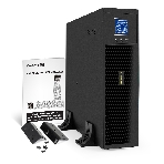 Источник бесперебойного питания Pure Sine Wave ExeGate SinePower UHB-5000.LCD.AVR.6C13.RJ.USB.3U (5000VA/4000W, LCD, AVR, 6*C13, RJ45/11, USB, возможность подключения до десяти внешних батарейных блоков 48В (поставляются отдельно), Rackmount 3U/Tower, металлический корпус, черный), фото8