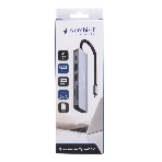 USB-концентратор Gembird UHB-D9, USB Type-C, PD100W, SD/TF, USB 2.0, HDMI, USB Type-C, фото5