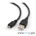 Кабель Gembird/Cablexpert USB 2.0 Pro, AM/microBM 5P, 0.5м, экран, черный, пакет, фото2