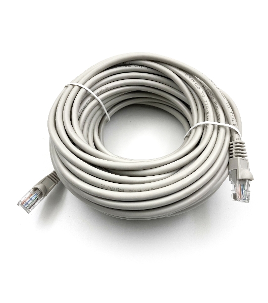 Патч-корд Buro UTP cat.5e 20м серый RJ-45 (m)-RJ-45 (m)