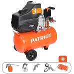 Компрессор Patriot EURO 24-240K + набор пневиоинструмента KIT 5В1.5кВт 220В 240л/мин 24л, фото17