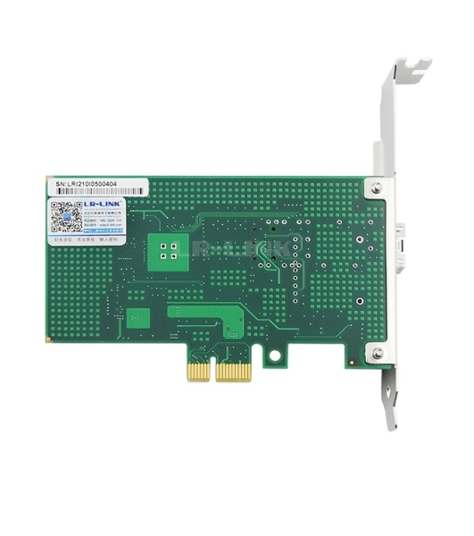 Сетевой адаптер LR-LINK PCIE 1Gb 1000MBPS SINGLE LREC6230PF-SFP