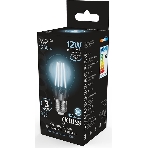 Лампа cветодиодная Gauss Filament А60 12W 1250lm 4100К Е27 LED 1/10/40, фото5
