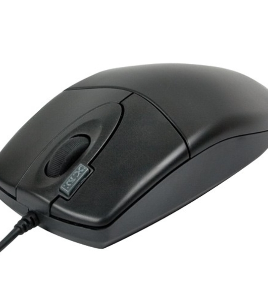 Мышь проводная A4Tech OP-620D черный, 1000 dpi, USB, кнопки - 4