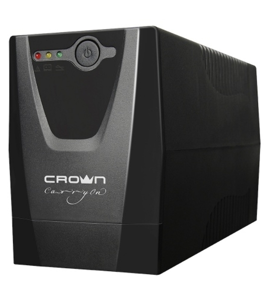 Источник бесперебойного питания Crown CMU-500X / 480 ВА / 240 Вт / Euro + IEC-320