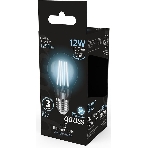 Лампа cветодиодная Gauss Filament А60 12W 1250lm 4100К Е27 LED 1/10/40, фото4