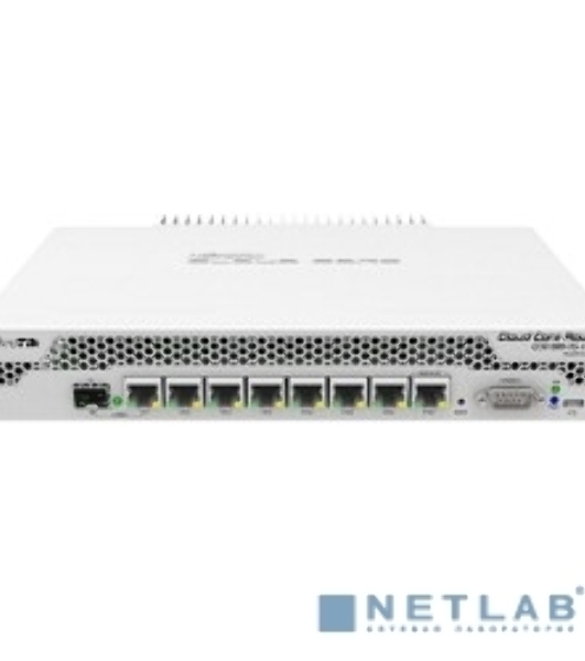 Маршрутизатор Mikrotik CCR1009-7G-1C-PC with Tilera Tile-Gx9 CPU (9-cores, 1Ghz per core), 1Gb RAM, 7xGbit LAN, 1x Combo port (1xGbit LAN or SFP), RouterOS L6, passive cooling desktop enclosure, rackmount ears, PSU