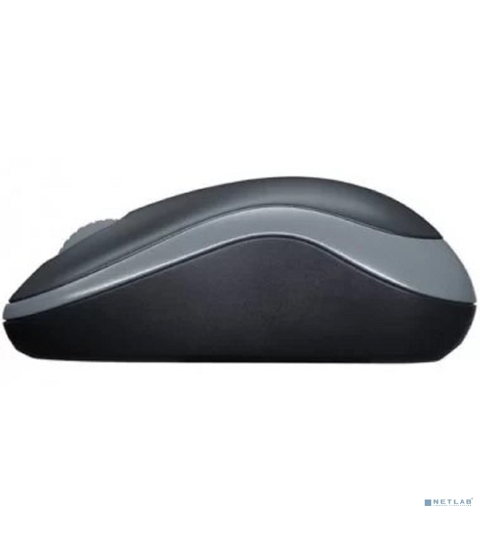 Мышь беспроводная Logitech M185 серый/черный, 1000 dpi, радиоканал, USB, кнопки - 3