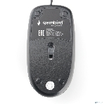 Мышь проводная Gembird MOP-200 черный, 1000 dpi, USB, кнопки - 3, фото8