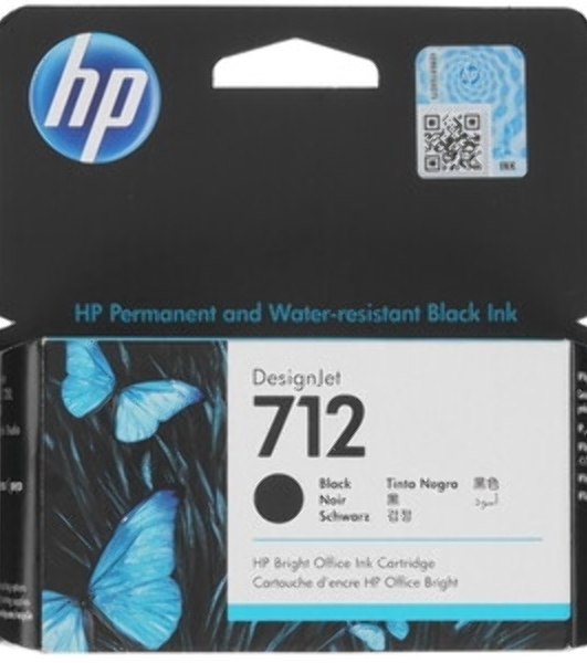 Картридж струйный HP 712 3ED70A черный (38мл) для HP DJ Т230/630