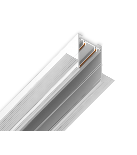 Шинопровод встраиваемый Ambrella light GL1009 WH белый IP20 220V 2000*62.5*56