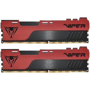 Оперативная память Patriot Viper Elite II, DDR4, 16GB (2x8 GB), 3600 MHz, CL20, DIMM, радиатор, красный, черный