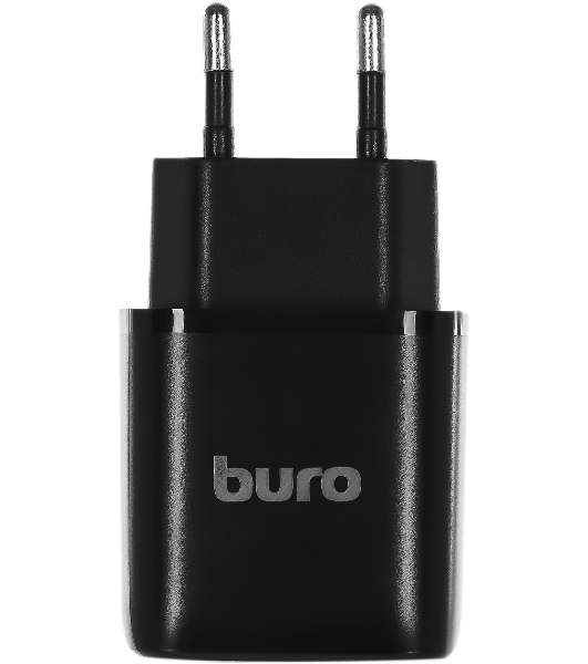 Сетевое зарядное устройство Buro BUWG1 3A QC черный