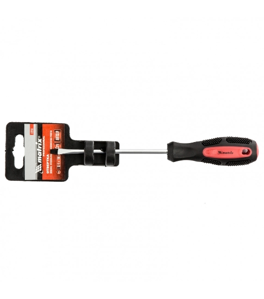 Отвертка Matrix Anti-Slip, SL4,0 х 100 мм, CrV, двухкомп. рукоятка