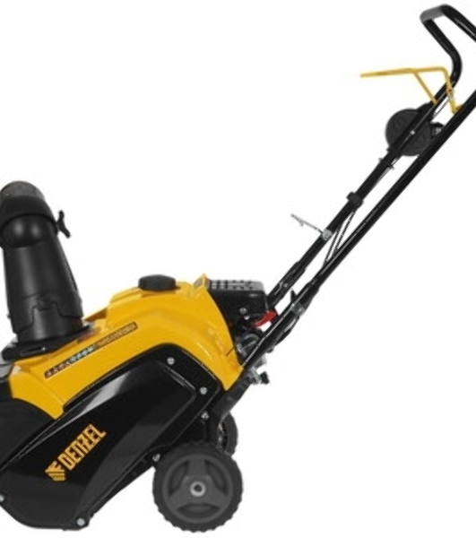 Бензиновая снегоуборочная машина Denzel SB 460 Sled, 99cc, лыжи ручной старт