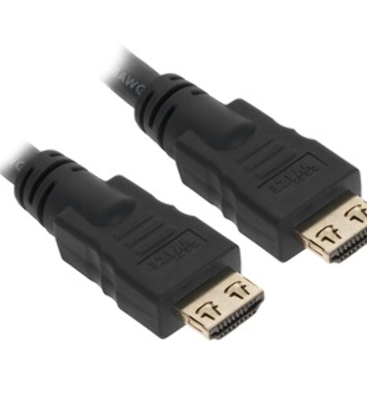Кабель HDMI CP-HM-HM-7.5M Wize, 7.5 м, v.2.0, K-Lock, soft cable, 19M/19M, позол.разъемы, экран, темно-серый, пакет