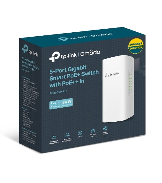 Коммутатор TP-Link SG2005P-PD 5PORT 1000M POE