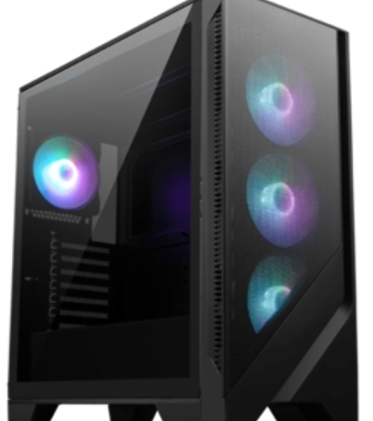 Компьютерный корпус без блока питания Case MSI MAG FORGE 321R AIRFLOW, Midi-Tower, TG, 4x120мм ARGB, 2xUSB 3.2, 1xUSB 3.2 Type-C, ATX, mATX, mITX черный