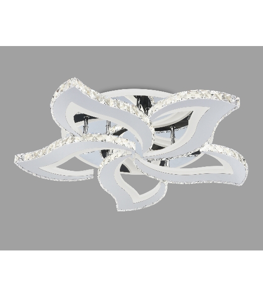 Управляемый светодиодный светильник Ambrella light FA1723/5 CH хром 105W 3000K/4200K/6400K 550*540*90 (ПДУ РАДИО 2.4G)