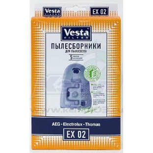 Комплект пылесборников Vesta EX 02 Electrolux