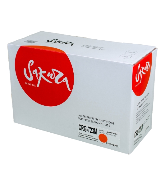 Картридж лазерный Sakura CRG723M для Canon LBP7700/7750C/7753/7754, пурпурный, 8500 к.