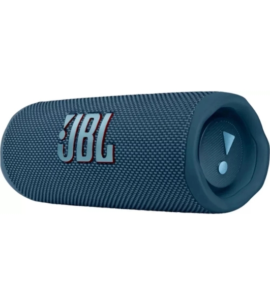 Портативная акустика JBL Flip 6 синий, Bluetooth 5.1, время воспроизведения 12 ч, емкость аккумулятора 4800 mAh, время заряда 2,5 ч, синий