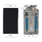 Дисплей для Asus ZenFone Live ZB553KL белый с рамкой, фото2