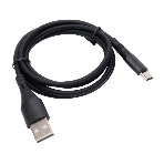 Кабель USB2.0 Cablexpert CC-USB2S-AMCM-1M-BK AM/Type-C, 3А, 18Вт, QC3.0, силиконовый, медь, 1м, черный, пакет, фото5