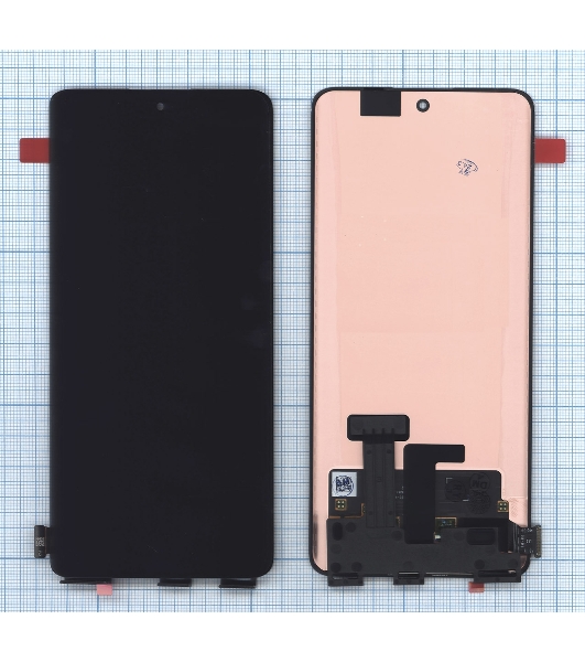 Дисплей для Realme 11 Pro 5G (RMX3771), 11 Pro Plus 5G (RMX3741) в сборе с тачскрином черный