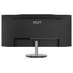 Монитор 34' MSI PRO MP341CQ VA 3440x1440, 100 Гц, 1 мс, 21:9, 300 кд/м², 2xHDMI 2.0b, DP 1.2a, 3.5 Jack, динамики (2x2 Вт), изогнутый экран (1500R), FreeSync, черный, фото6