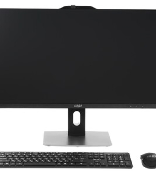 Моноблок MSI Pro AP272P 14M AiO 27' FHD(1920x1080)IPS AG Non-touch, Core i7-14700 (2.1GHz), 16Gb DDR5(2x8Gb), 512Gb SSD M.2, Intel UHD, WiFi, BT, camera, WirelessKB&mouse Eng/Rus,noOS,1y war-ty, черный (9S6-AF8321-800)