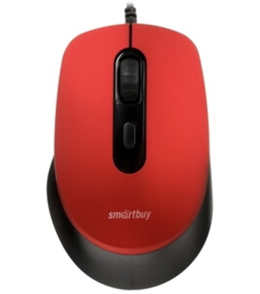 Мышь проводная беззвучная Smartbuy ONE 265-R красная, 40 SBM-265-R